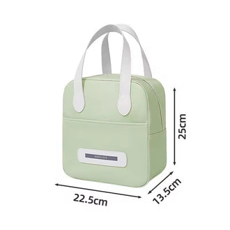 Compact Insulated Lunch Bag – Reusable Lunch Tote with Top Handles, Lightweight Thermal Lunch Purse for Work, Office, Picnic & Travel - 0