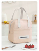 Compact Insulated Lunch Bag – Reusable Lunch Tote with Top Handles, Lightweight Thermal Lunch Purse for Work, Office, Picnic & Travel-3