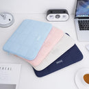Padded Quilted Laptop Sleeve – Lightweight Protective Laptop Bag with Zipper Closure-4