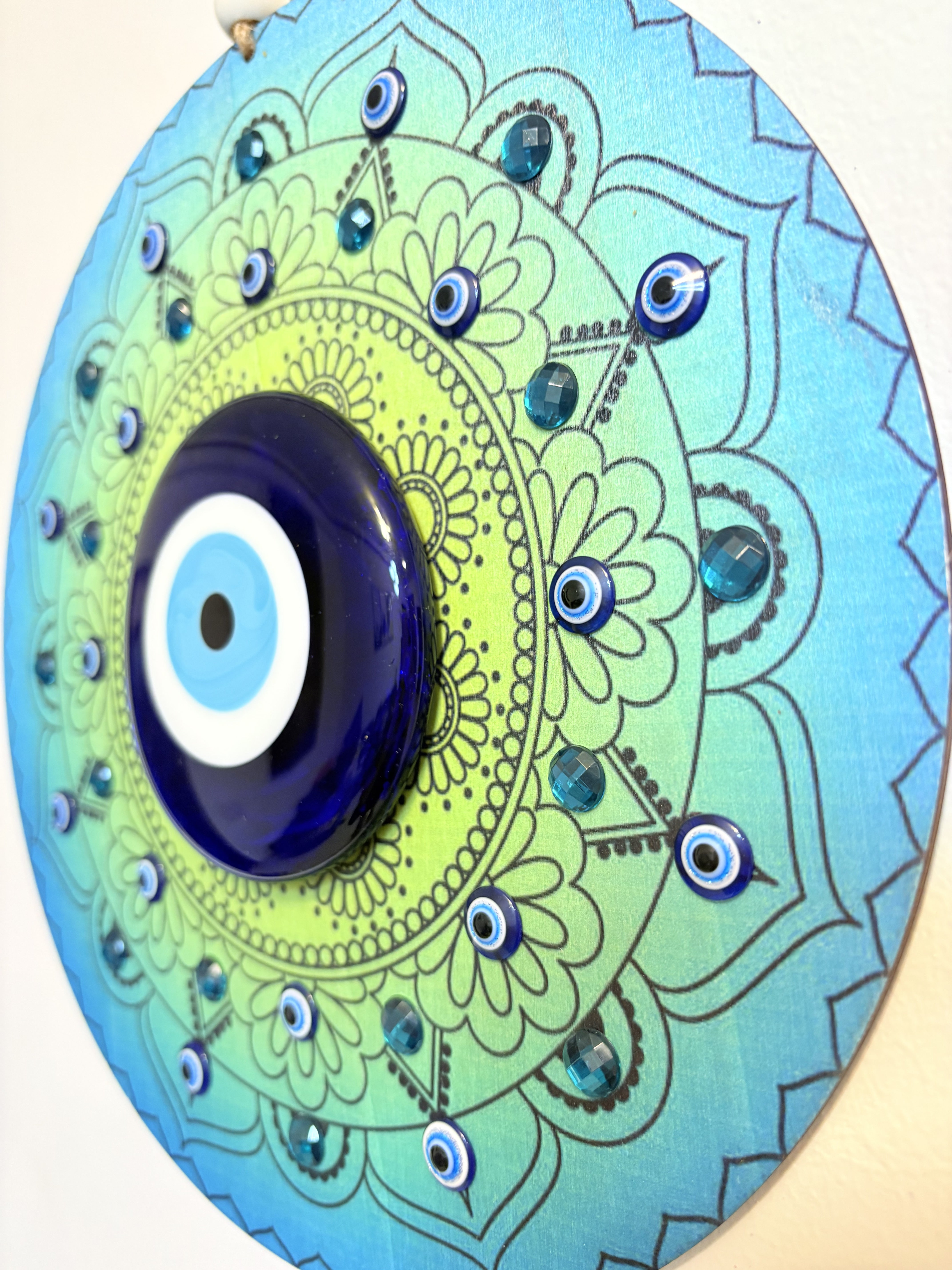 Premium Evil Eye Wall Decor for Protection - 0