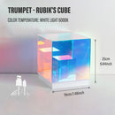 3D Art Cube Acrylic lamp, Decorative Table Lamp, Colour Changing Touch Lamp-4
