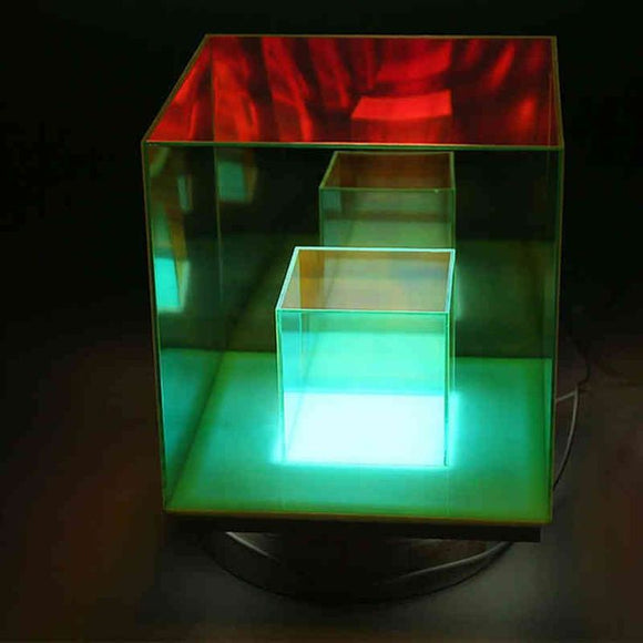 3D Art Cube Acrylic lamp, Decorative Table Lamp, Colour Changing Touch Lamp