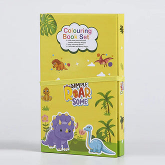 Premium 4-in-1 Coloring Gift Box for Cute School Kids - High-Quality Art Supplies Set - 0
