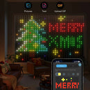 Smart 400 LED Curtain Lights - Bluetooth, Music Sync, Custom Patterns & Text, RGB Colors-9