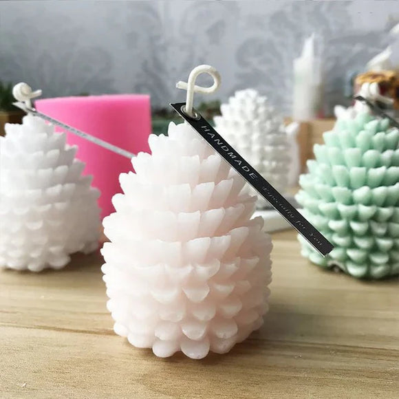 Pine Cone Candle - Pack of 3