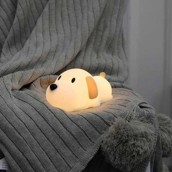 Cute Puppy Soft Silicone USB Rechargeable