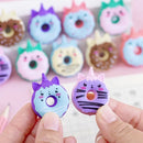 Unicorn Donut Eraser - Set of 4-5