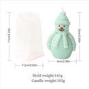Snowman candle for christmas gifts -pack of 3-5
