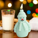 Snowman candle for christmas gifts -pack of 3-2