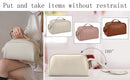 3-layer Double Zipper U-shaped Design Cosmetic Bag-5