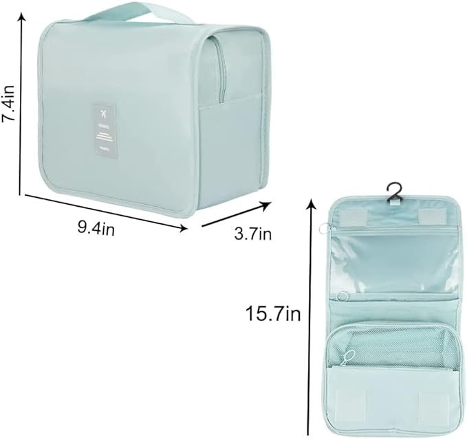 Travel-Ready Waterproof Toiletries and Cosmetics Storage Bag The Ultimate Cosmetic and Makeup Organizer - 0