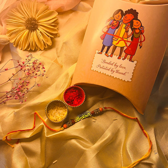 Unique Brother Design Rakhi