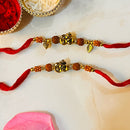SERENE SPIRIT OM RUDRAKSHA RAKHI-2