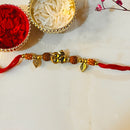 SERENE SPIRIT OM RUDRAKSHA RAKHI-1