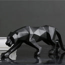 Decorative Black Jaguar Panther Statue Showpiece Leopard Resin Animal Sculpture Decorative Showpiece-1