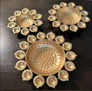 Diya Shape Decorative Urli Bowl-2
