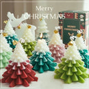 3D Christmas Tree Candle | Set of 3-1