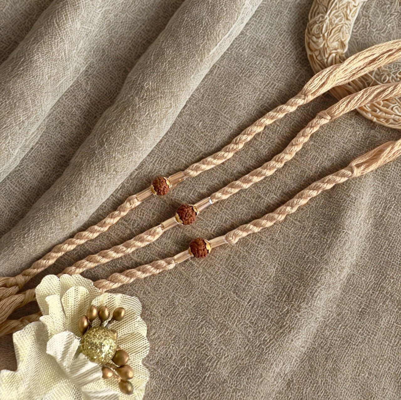 Rudraksha Rakhi – Sacred Strength & Blessings