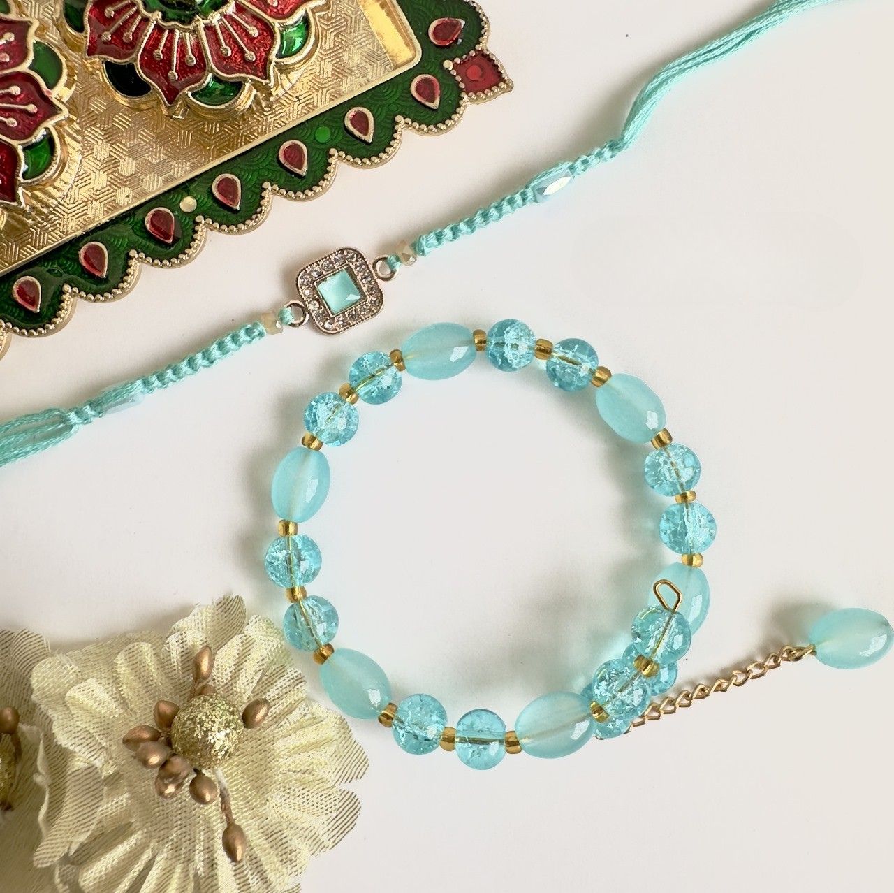 Pearl Rakhi – Grace Woven in Every Thread