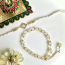 Pearl Rakhi – Grace Woven in Every Thread-2