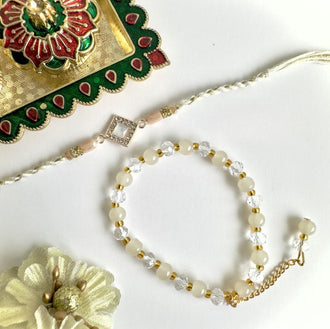 Pearl Rakhi – Grace Woven in Every Thread - 0