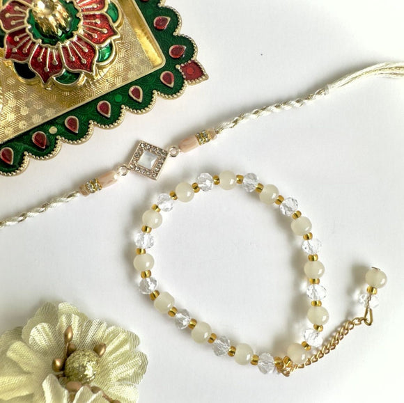 Pearl Rakhi – Grace Woven in Every Thread