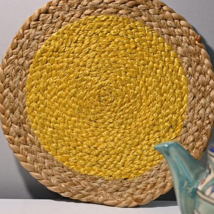 Handcrafted Jute Coaster – Heat-Resistant & Eco-Friendly