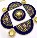 Luxury Lotus Motif Tealight Rangoli Set-3