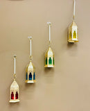 Moroccan-Style Hanging Lanterns Set of 4-3