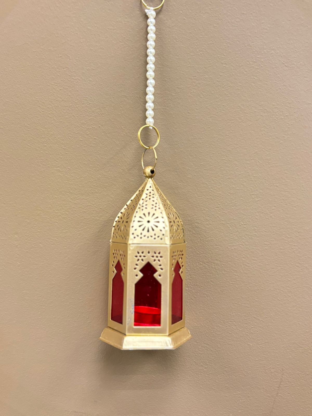 Moroccan-Style Hanging Lanterns Set of 4