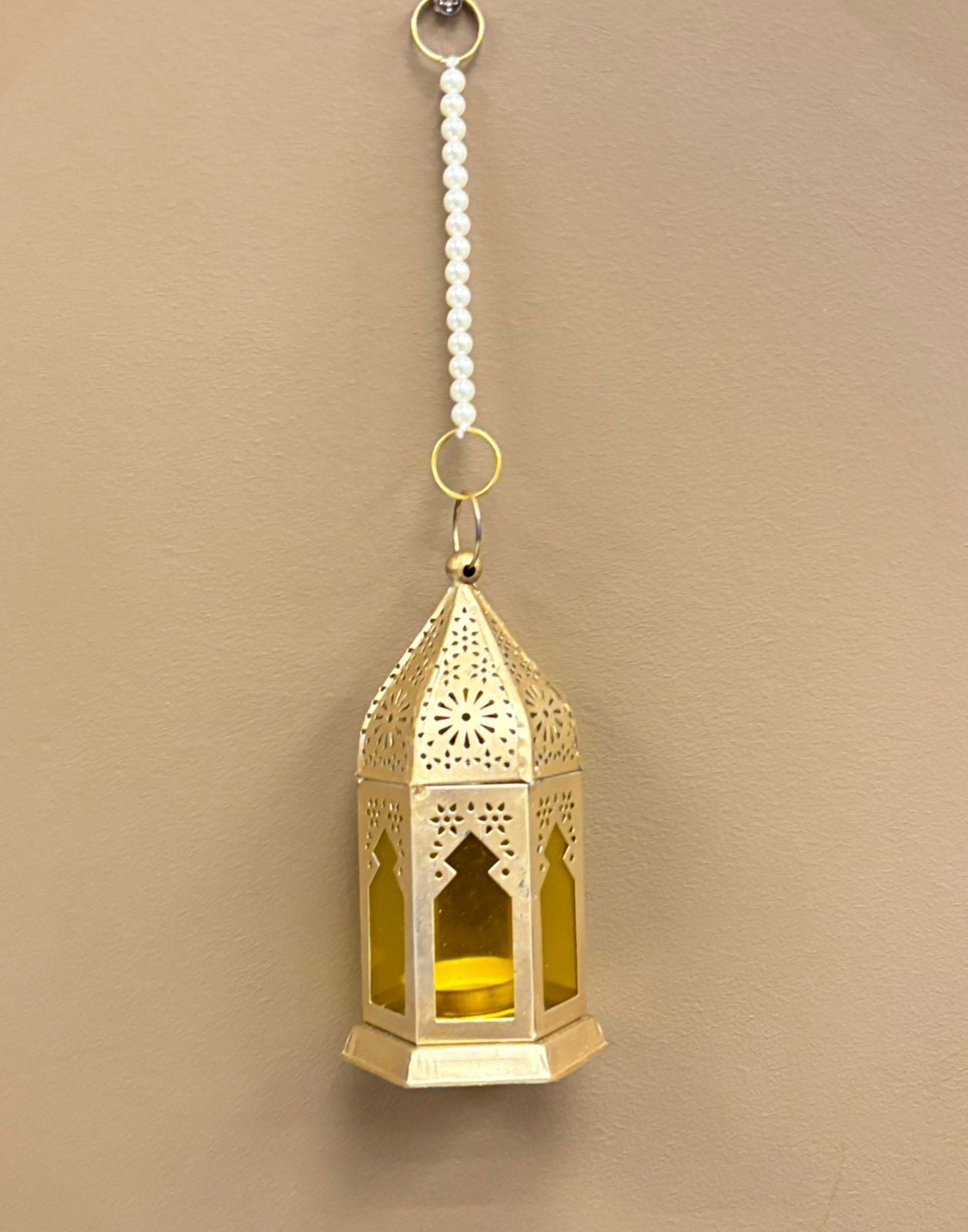 Moroccan-Style Hanging Lanterns Set of 4 - 0