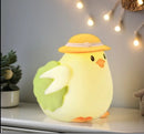 Chicken Silicone LED Night Light with Adjustable Touch Sensor USB Rechargeable for Bedroom-3
