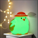 Chicken Silicone LED Night Light with Adjustable Touch Sensor USB Rechargeable for Bedroom-1
