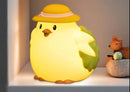 Chicken Silicone LED Night Light with Adjustable Touch Sensor USB Rechargeable for Bedroom-9
