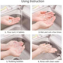 Travel Outdoor Foaming Flower Paper Soap Slice Holder Box Tube-8