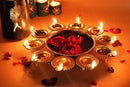 Diya Shape Decorative Urli Bowl-3
