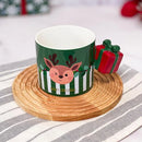 Christmas Themed Mug With Gift Box Handle - Assorted - Single Piece-4