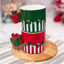 Christmas Themed Mug With Gift Box Handle - Assorted - Single Piece-7