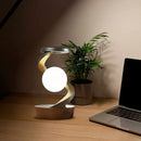 Rotating Wireless RGB Floating Moon Lamp-10
