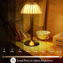 Crystal Brass Base Rechargeable Table Lamp-6