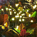 Solar Powered Firefly Lights  Outdoor Solar Firefly Garden Light Waterproof Decorative Solar Lights for Pathway Decoration Warm-1
