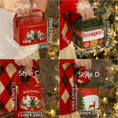 Santa Claus Christmas Candy Box with Handle Cookies Biscuit Case for Candy Cookies Gifts (PACK OF 1)-7