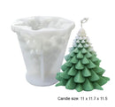 3D Christmas Tree Candle | Set of 3-6
