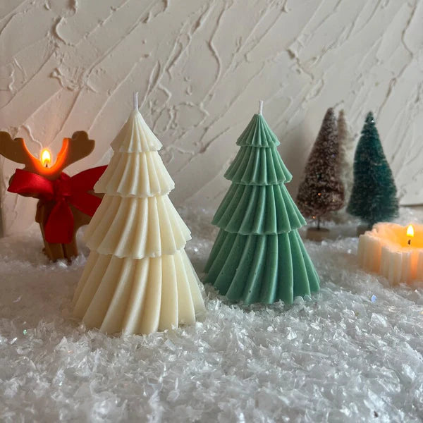 Christmas Tree Scented Candles | Set of 3