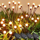 Solar Powered Firefly Lights  Outdoor Solar Firefly Garden Light Waterproof Decorative Solar Lights for Pathway Decoration Warm-3