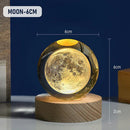 3D Crystal Ball Nightlight Decolamp Solar System Model Decor Science Astronomy Universe Cool Desk Present Space Gifts Decor,-13