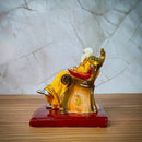 Guruji Swaroop Murti Resin Handmade sculpture Idol ( Yellow )-5