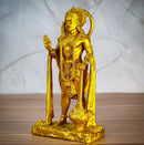 Indian Handicraft Golden Colour Shri Hanuman Idol-4