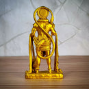 Indian Handicraft Golden Colour Shri Hanuman Idol-3