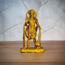 Indian Handicraft Golden Colour Shri Hanuman Idol-2